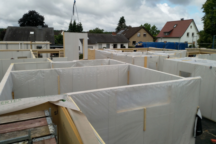 Kindergarten Holzbau Ansicht 1